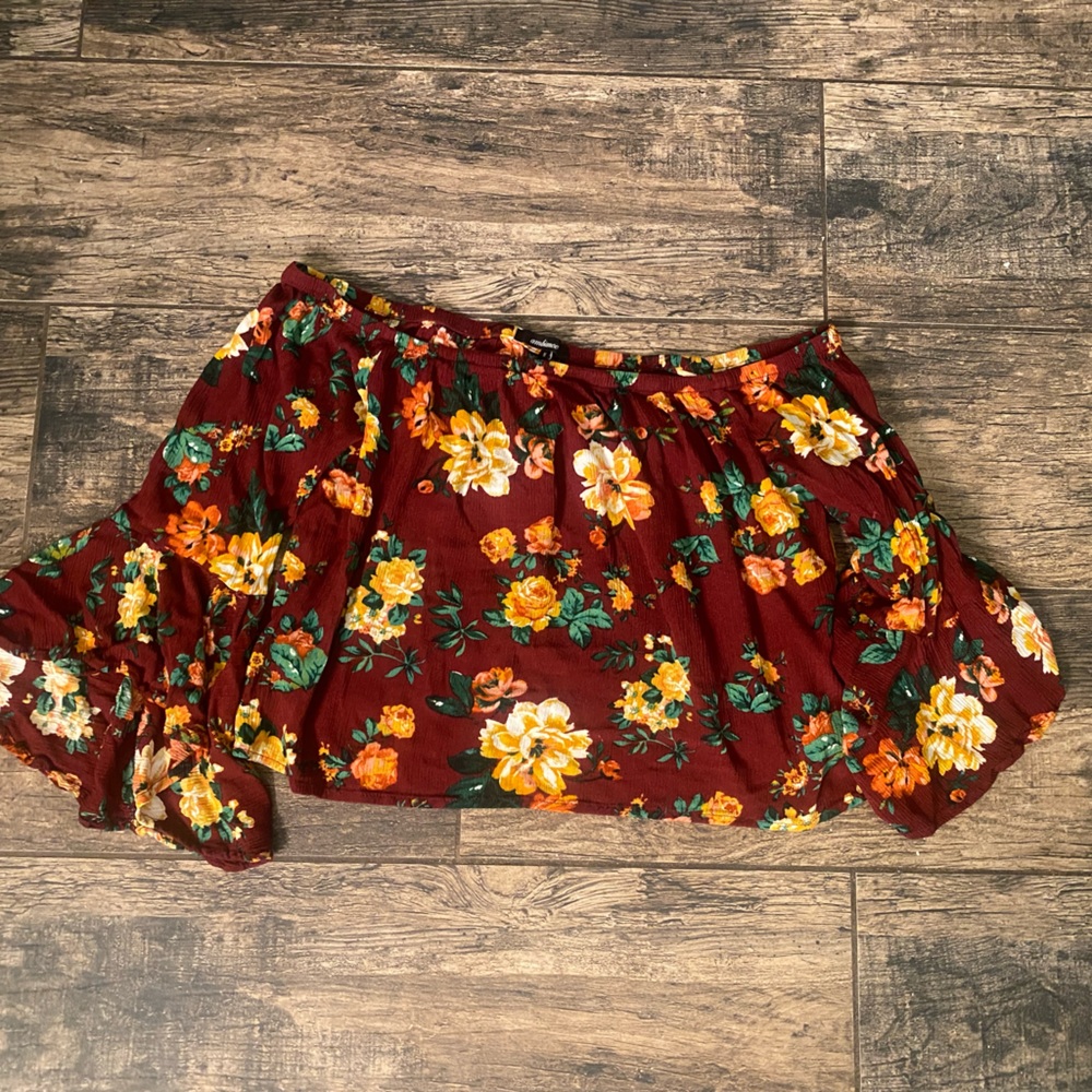 Off the shoulder crop top